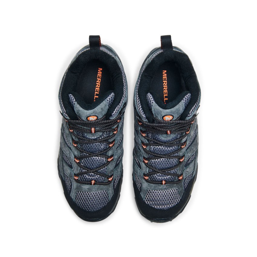 Chaussures Randonnée Merrell Moab 2 Mid Waterproof Grise Foncé Homme | K.I.YPNB